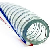 تصویر شلنگ شیلنگ فنر دار 5 شفاف 1 1/2 اینچ 