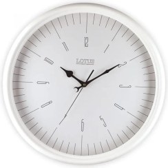 تصویر ساعت دیواری لوتوس W 251 چوبی مدل PEARLAND رنگ WH 