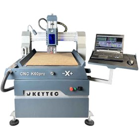 تصویر سی ان سی (CNC) مدل K60 Pro با قابلیت نصب لیزر و محور چهارم 