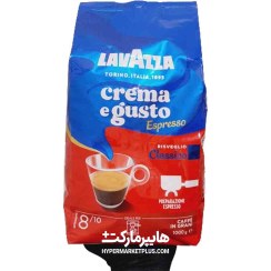 تصویر قهوه لاوازا lavazza کرما کلاسیک 70 درصد روبوستا وزن 1 کیلوگرم ا Classic Lavazza Crema coffee 70% Robusta weight 1 kg Classic Lavazza Crema coffee 70% Robusta weight 1 kg