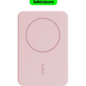 تصویر پاوربانک وایرلس بلکین مدل BPD004bt ظرفیت 5000 میلی آمپر ساعت Belkin BPD004bt 5000mah power bank