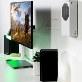 تصویر نگهدارنده دیواری کنسول ایکس باکس سری اس Wall Mount Storage Stand For Xbox Series S