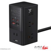 تصویر شارژر رومیزی 35 وات بیسوس مدل PowerCombo E00023606113-00 Baseus PowerCombo E00023606113-00 35W Charging Station Charger