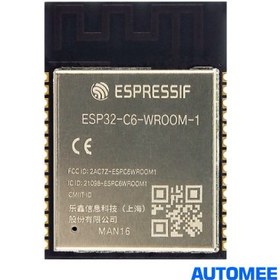 تصویر ماژول ESP32-C6-WROOM-1 دارای حافظه فلش 16 مگابایت 