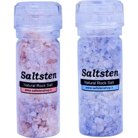 تصویر پک دو عددی -نمک میکس و نمک آبی 150 گرمی mixsalt&blue salt-150gr