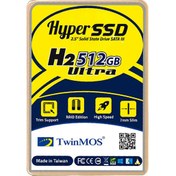 تصویر اس اس دی 512 گیگابایت 2.5 اینچ SATA تویین موس مدل Hyper H2 Ultra TwinMOS Hyper H2 Ultra 512GB 2.5 Inch SATA III SSD