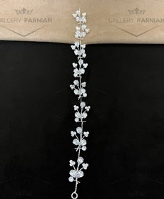 تصویر ریسه موی عروس کد R18 Bridal headband code R18