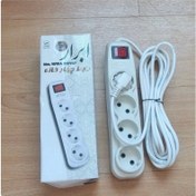 تصویر سه راهی برق با چهارخانه کابل 4/8 متری ابرار 