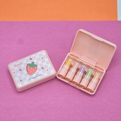 تصویر بالم لب 5 عددی بچه گانه - عمده بالای 3 پک Lip balm 5 pieces for children