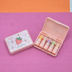 تصویر بالم لب 5 عددی بچه گانه - پک 1 عددی Lip balm 5 pieces for children