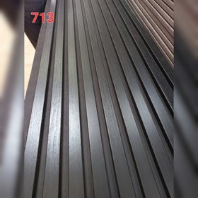 تصویر ترمووال فوم پنل مشکیکد 713 مغزMDF روکشPVC آماده نصب ابعاد 50در280 cm،عرض چوب 3.2mm (ارسال با باربری از تهران)(پس کرایه) 