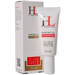 تصویر اچ ال کرم دور چشم سه کاره HL POWERCELL EYE SYSTEM ANTI AGING CREAM