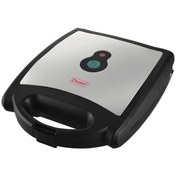 تصویر ساندویچ ساز دو کاره دسینی مدل 1400 با ۴ خانه استیل ضد زنگ 