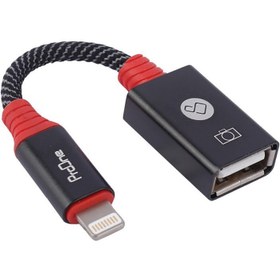 تصویر مبدل OTG به لایتنینگ پرووان مدل PCO06 proOne PCO06 USB to Lightning OTG Adapter