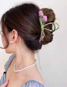 تصویر کلیپس طرح گل لاله Clips