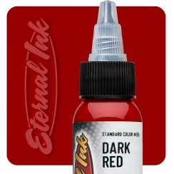 تصویر رنگ تتو اترنال Eternal Dark Red 