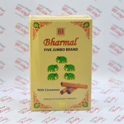 تصویر چای سياه بارمال پاکت با دارچين 454 گرم مدل پنج فيل FIVE JUMBO Bharmal Five Jumbo Black Tea Cinnamon Flavour 454gr‏