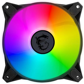 تصویر فن کیس ام اس آی مدل MPG F120 ARGB-3B بسته 3 عددی MSI MPG F120 ARGB-3B ARGB Case Fan 3-Pack