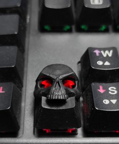 تصویر دکمه کیبورد مکانیکال کیکپ مدل اسکلت skeleton mechanical keycap