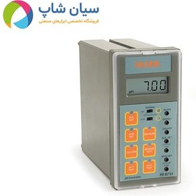 تصویر کنترلر pH آنلاین دو کانال هانا HANNA HI8711 