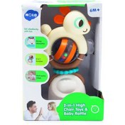 تصویر دندانگیر و جغجغه چسبان طرح خرگوش هولا تویز (Hola) 