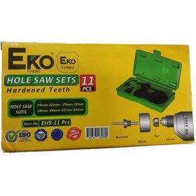 تصویر مته گرد بر مدل اکو 11 عددی کد Eko turbo ESH -11-pcs Eko