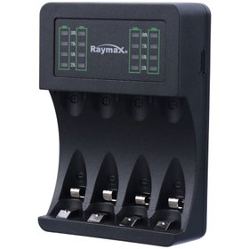 تصویر شارژر باتری Raymax چهارتایی 