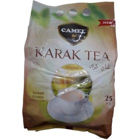 تصویر چای کرک فوری کمل زنجبيل 25 ساشه 20 گرمی CAMEL مدل Ginger Camel Karak Tea Ginger 25 Bags