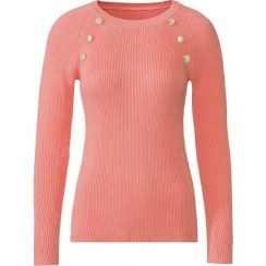 تصویر پلیور زنانه اسمارا مدل LS421 بافت صورتی esmara 