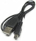 تصویر Data Cables - Data Chargings Cable Cord Adapters USB 2.0 A Male to Mini 5 Pin B Best Black length 80/100 cm Data Cables usb extension cable (1m) 