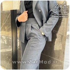 تصویر کت و شلوار کلاسیک زر مد 