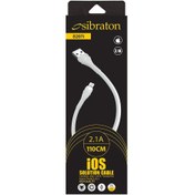 تصویر کابل آیفونی Sibraton S207i 2.1A 1.1m Sibraton S207i 2.1A 1.1m Lightning Cable