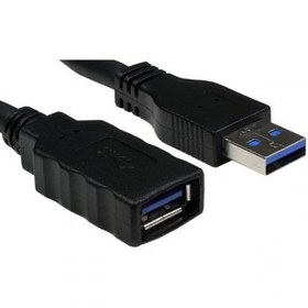 تصویر کابل افزایش طول 1.5 متری USB 3.0 فرانت ا Faranet USB 3.0 1.5m Extension Cable Faranet USB 3.0 1.5m Extension Cable