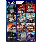 تصویر مجموعه بازی های کامپیوتر رو هارد 