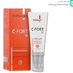 تصویر کرم صورت درمالیفت مدل سی فورت ویتامین C پوست چرب 40 میل 