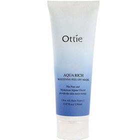 تصویر ماسک لایه ای آکواریچ اوتی Ottie Aqua Rich Whitening Peel Off Mask