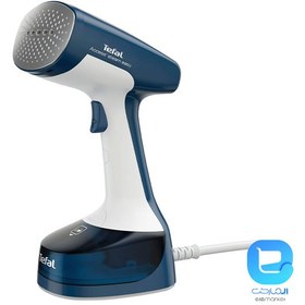 تصویر بخارگر تفال DT 7130 TEFAL Tefal Access Steam Easy DT7130 Handheld Clothes Steamer – 1400W / Blue & White