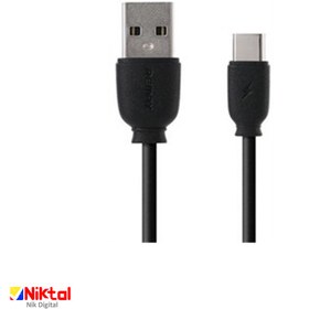 تصویر کابل تبدیل USB به USB-C ریمکس مدل RC-134a طول 1 متر 