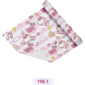 تصویر کاغذ کادو طرح کیتی (کد 106.1) 