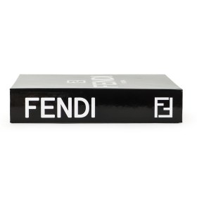 تصویر کتاب دکوراتیو جعبه دار طرح Fendi مشکی 