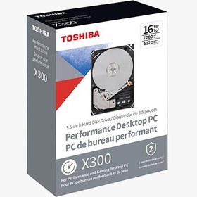 تصویر هارد اینترنال 6 ترابایت توشیبا مدل X300 Toshiba X300 6TB 7200RPM Gaming 3.5-inch Hard Drive