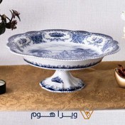 تصویر شیرینی خوری پایه دار دالبر آکسفورد رنگ آبی 