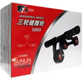 تصویر رولر بدنسازی یا چرخ شکم سه چرخ مدل ۵۰۰۵ 