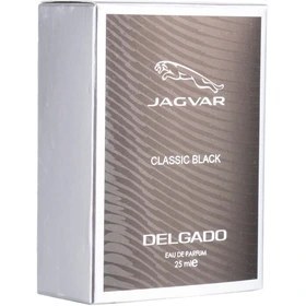 تصویر عطر جیبی مردانه مدل Jaguar Classic Black حجم 25 میلی لیتر دلگادو Delgad Jaguar Eau De Parfum For Man 25ml