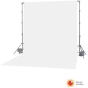 تصویر فون بک گراند سفید مخمل ۳*۲ متر ا White Velvet Backdrop 2x3m White Velvet Backdrop 2x3m