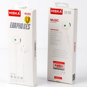 تصویر هندزفری Hiska HK-727 Hiska HK-727 Stereo Earphone