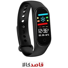 تصویر دستبند هوشمند M4 از SMART BRACELET ، دارای ردیاب تناسب اندام ، مانیتور فشار خون و ضربان قلب M4 Smart Bracelets, Fitness Tracker, Blood Pressure/Heart Rate Monitors