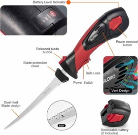 تصویر چاقوی برقی بی‌سیم VLOXO 