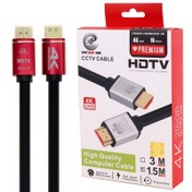 تصویر کابل HDMI ایکس پی پرداکت طول 3 متری مدل 4K UHD Cable HDMI XP PRODUCT 4K 3M