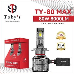 تصویر هدلایت توبیز مدل TY-80 MAX پایه H4 TY-80 MAX TOBYS SUPER LED HEADLIGHT